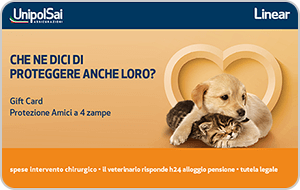 Gift Card UnipolSai Cane&Gatto